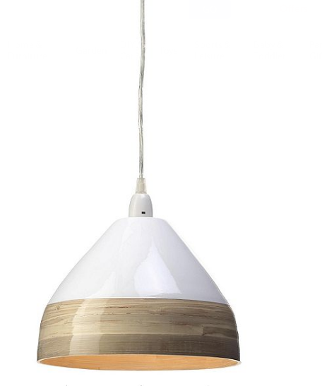 Decorative Vietnam Ceiling Coiled Bamboo Lampshades 