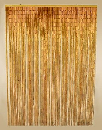 Handmade plain bamboo door beaded curtain 90 strands